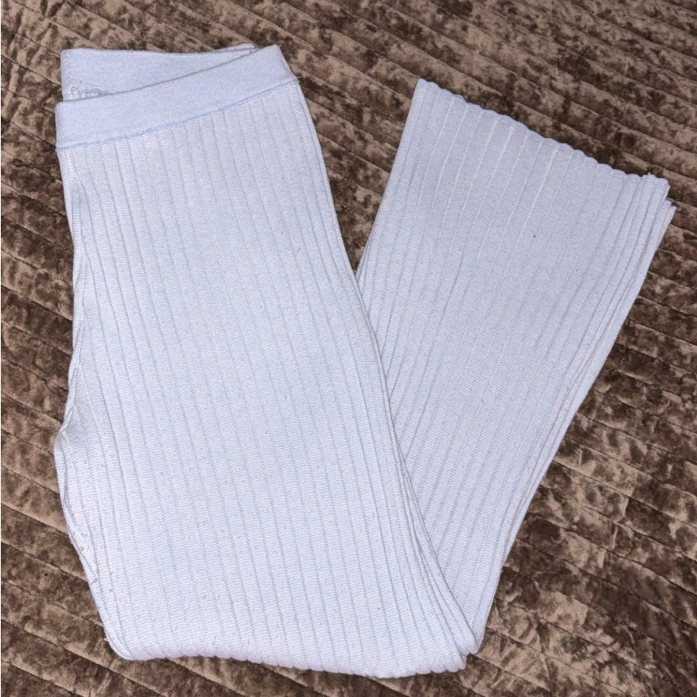 Aerie Soft Light Blue Knit Pants